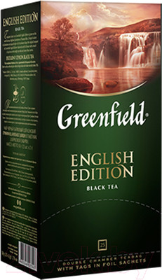 Чай пакетированный GREENFIELD English Edition черный (25пак)
