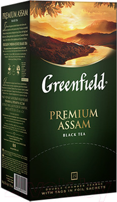 Чай пакетированный GREENFIELD Premium Assam  (25пак)