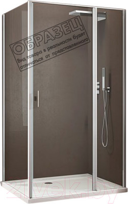 Душевой уголок Allen Brau Priority 120x80 / 304225 (серебро браш)