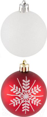 Набор шаров новогодних Волшебная страна SYCB17-020 / 003424 (6шт)