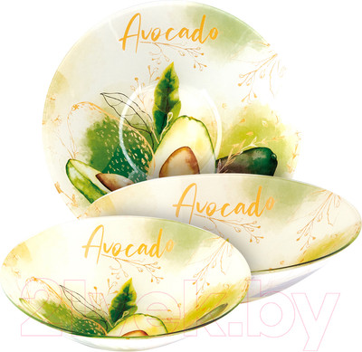 Набор салатников Appetite Avocado ST-06-AV (3шт)