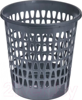 Корзина для бумаг Эльфпласт Вега ЕР225 (темно-серый)