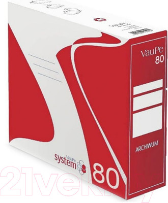 Коробка архивная VauPe 434/01 (красный)