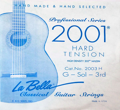 Струна для классической гитары La Bella 2003H