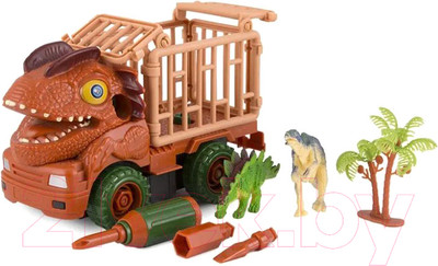 Игрушка-конструктор Pit Stop Динозавр Трак Карнотавр / PS-1907-1-2