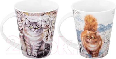 Набор кружек Elan Gallery Коты / 880144