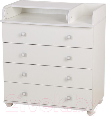Комод пеленальный Polini Kids Simple 2583 / 0002547.9 (белый)