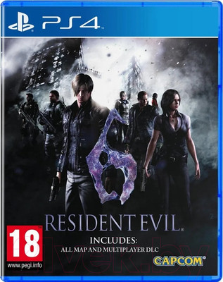 Игра для игровой консоли PlayStation 4 Resident Evil 6 (RU subtitles)