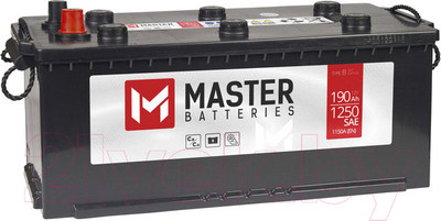Автомобильный аккумулятор Master Batteries Batteries L+ (190 А/ч)