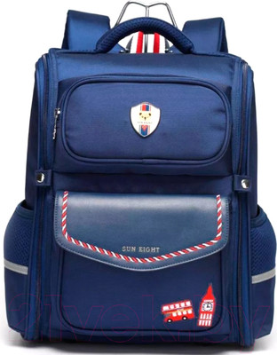 Школьный рюкзак Sun Eight SE-2874 (темно-синий)