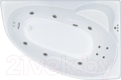 Ванна акриловая Triton Николь 160x100 L Комфорт (с гидромассажем)