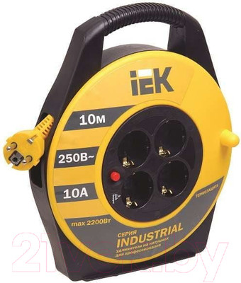 Удлинитель на катушке IEK WKP14-10-04-10