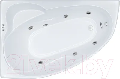 Ванна акриловая Triton Кайли 150x100 R Релакс (с гидромассажем)