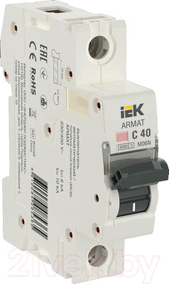 Выключатель автоматический IEK AR-M06N-1-C040