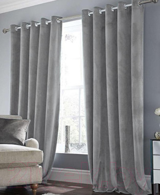 Комплект штор Nadzejka Бархат 25 на люверсах (145x260)