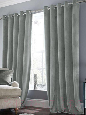 Комплект штор Nadzejka Бархат 38 на люверсах 145x260