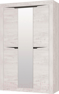 Шкаф BTS Леонардо ШК-35 (бетон пайн светлый/графит)