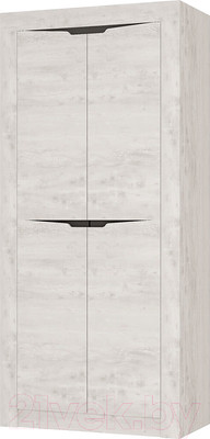 Шкаф BTS Леонардо ШК-36 (бетон пайн светлый/графит)
