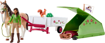 Игровой набор Schleich Кэмпинг приключения Сары / 42533