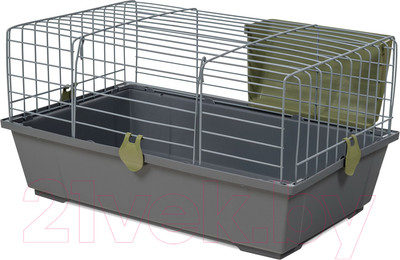 Клетка для грызунов Voltrega 001933G (серый/оливковый)