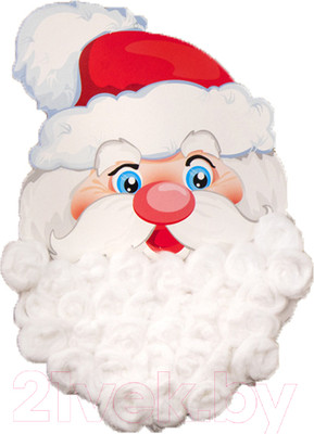 Адвент-календарь Woody Дед Мороз с бородой из ваты / 05575