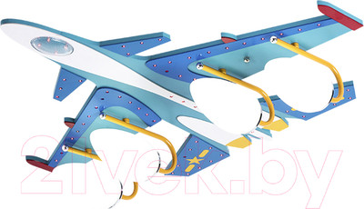 Люстра Kinklight Бомбардировщик 074504 (голубой)