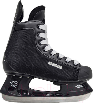 Коньки хоккейные Black Aqua HS-207 Base (р.37)