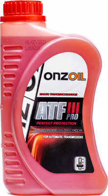 Трансмиссионное масло Onzoil ATF D-III Pro (900мл)