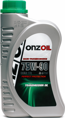 Трансмиссионное масло Onzoil 75W90 GL-5 Pro (900мл)