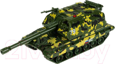 Танк игрушечный Технопарк МСТА Гаубица / MSTA-12MILL-GN