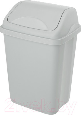 Мусорное ведро Эльфпласт Ultra EP590 (16л, серый)