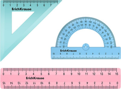 Набор для черчения Erich Krause Pastel / 57926 (3пр)