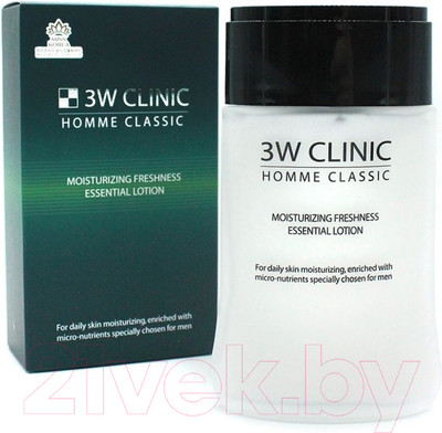 Лосьон для лица 3W Clinic Homme Classic Moisturizing Freshness Essential Lotion (150мл)