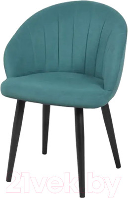 Стул СоюзРегионПоставка Моника СРП-050 (муар черный/велюр Dream Mint мятный)