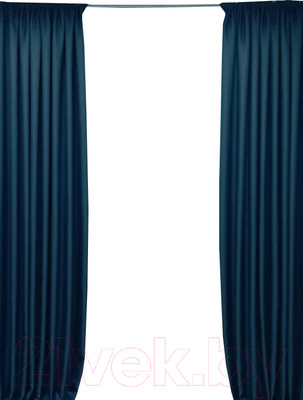 Комплект штор Модный текстиль 112MT391014DT (270x200, 2шт, темный джинс)