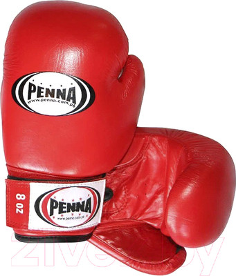 Боксерские перчатки Penna 02-006 (8oz, красный)