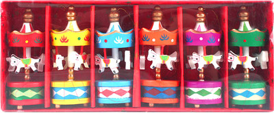 Набор елочных игрушек Darvish Карусель с лошадками / DV-C-237 (6шт)