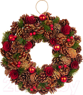 Венок Elan Gallery Санта / 450093