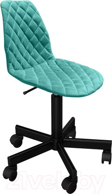 Кресло офисное Sheffilton SHT-ST29-С12/S120М (голубая лагуна/черный муар)