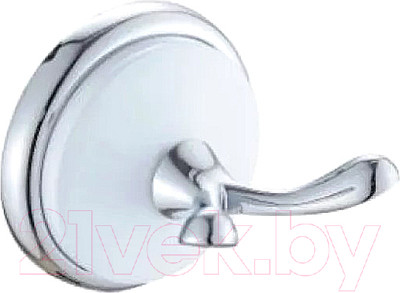 Крючок для ванной Ekko E3805-2 (хром/белый)