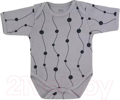 Боди для малышей Rant Hugs And Kisses / 6273-74 (Pattern Grey, р.74)
