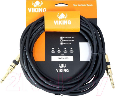 Кабель гитарный Leem PWT-6.0SS (6м)