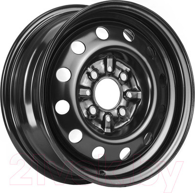 Штампованный диск ТЗСК ВАЗ-03 13х5" 4х98мм DIA 60.5мм ET 29мм Черный глянец