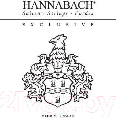 Струны для классической гитары Hannabach EXCLMT Exclusive Black