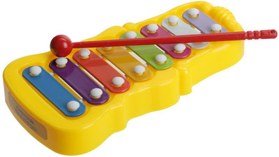 Музыкальная игрушка Играем вместе Металлофон Синий трактор / 1605M054-R