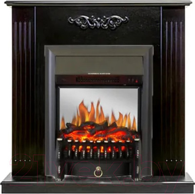 Каминокомплект Смолком Lumsden + Fobos-s Lux BL LT  (темный орех)