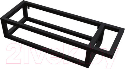 Консоль для ванной Grossman Метрис 105002 (правый, черный)