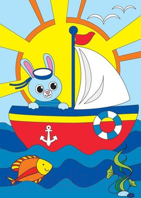 Картина по номерам Школа талантов Морское путешествие / 6988365