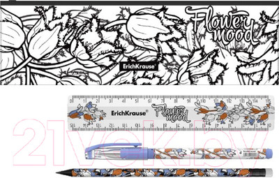 Набор канцелярский Erich Krause Tulips / 55251