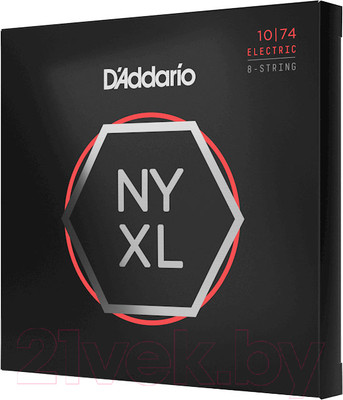 Струны для электрогитары D'Addario NYXL1074 10-74